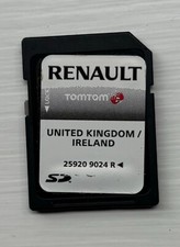 GENUINE RENAULT TOMTOM CARMINAT SAT NAV NAVIGATION SD UK & IRE 259209024R