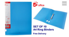 A4 Ring Binders (10 Pack) Blue