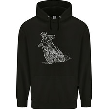 Motocross Bike Line Drawing Dirt Bike MotoX Childrens Kids Hoodie