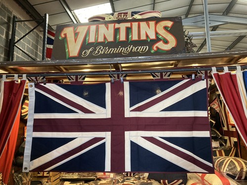 Union jack large textile flag - union,
