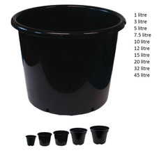 Round Plastic Grow Pots