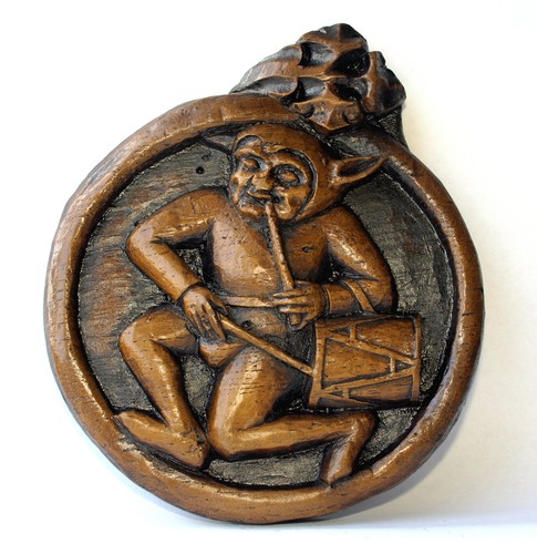 Drumming jester medieval - jester,