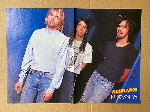 Nirvana kerrang pin - nirvana,