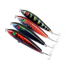  4 Pcs Painted Hard Fishing