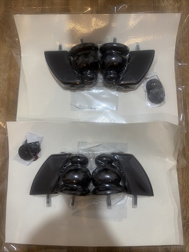 Stand legs with screws black - with,