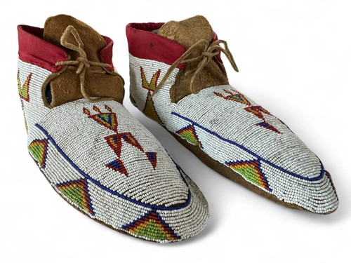 Moccasins old american sioux - moccasins,