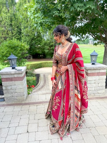 Multi color bridal lehenga - bridal,