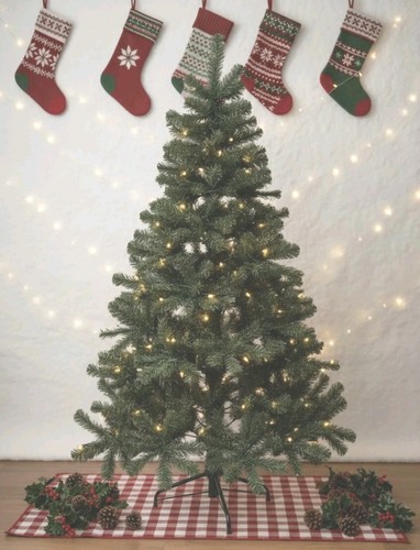 6ft winter fir - fir, prelit