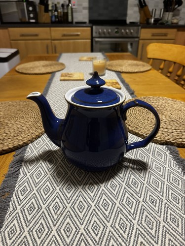 Denby imperial blue - imperial, teapot
