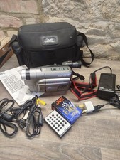 JVC - SUPER VHS-C - ANALOGUE CAMCORDER with bag etc 