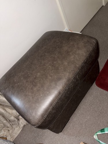 Leather seater sofabed - 2-seater, with