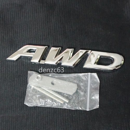 Chrome silver big awd metal - chrome,