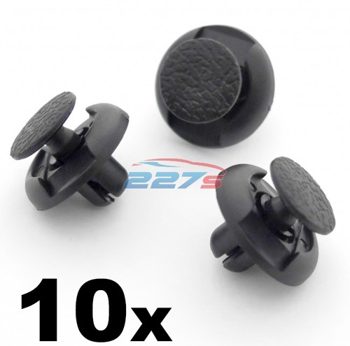 7mm plastic trim clips - 7mm, some