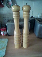 Vintage Wooden Salt Shaker &