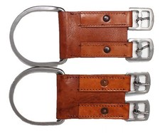 Horse Set of 2 Leather Western