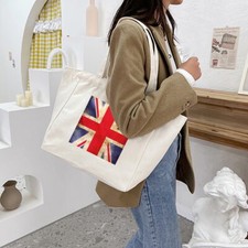 Union Jack Canvas Grocery Bag
