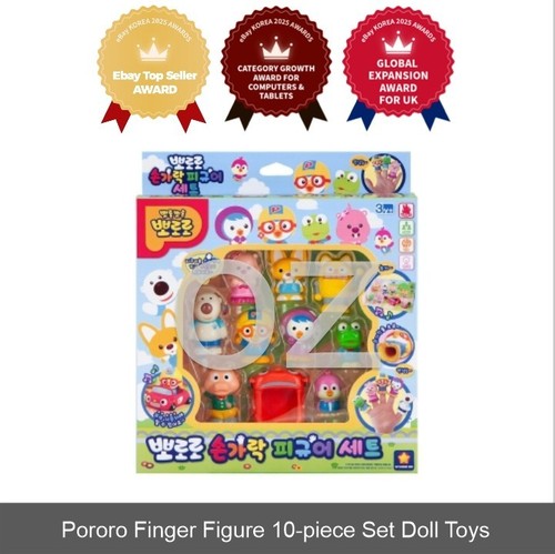 Pororo finger figure 10pcs - figure,