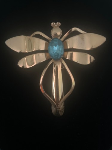 Vintage signed coro aquamarine - signed,