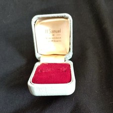 Vintage Vinyl Ring Box-