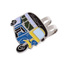 Pedicab Pattern Hat Clip Golf