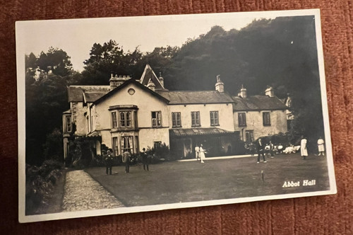 Antique postcard abbot - antique,