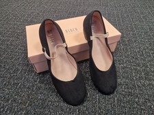 BLOCH Canvas Low Accent Heel