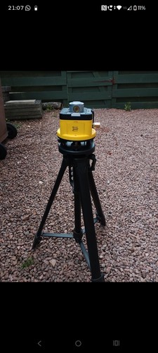 Rotary laser level - laser, degrees