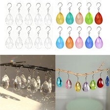 10x Teardrop Pendants Garden