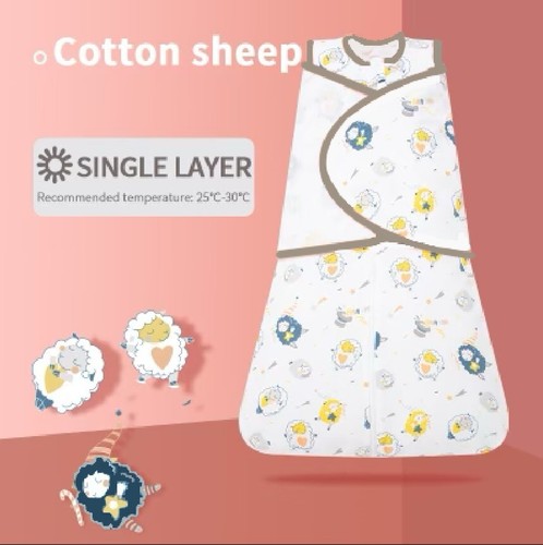 Baby swaddle cute sheep print