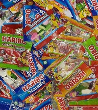 40 Pcs Haribo Mini Sweets Bag Gift Hamper for Kids - Haribo Mini bags In variety