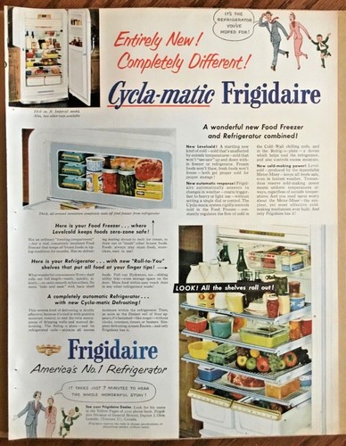 Frigidaire cyclamatic print - print, ad