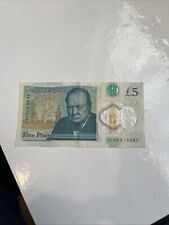 AK48 £5 pound note rare serial number