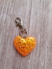 1 pcs puffy Heart Keyring