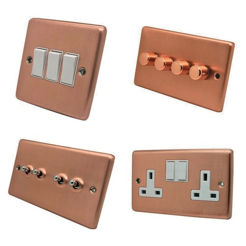 Brushed matt satin - copper, plug