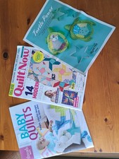 Small Bundle of 3 Quilting Magazines/Patterns - Baby Quilts & Toys