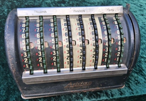 Vintage mechanical calculator - vintage,