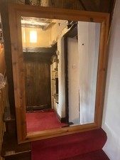 Large Vintage Solid Pine Wall