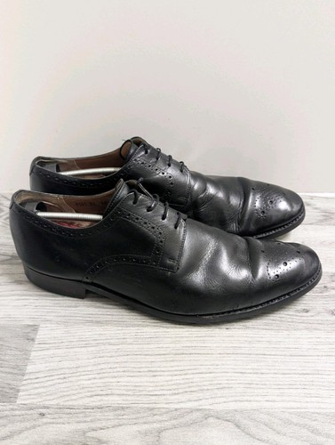 Grenson black leather smart - black,