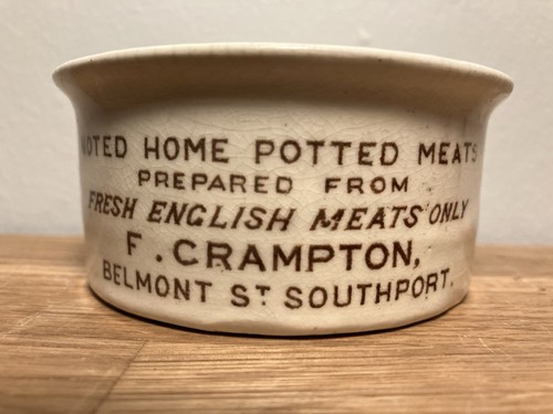 Potted meat pot crampton s - meat, f