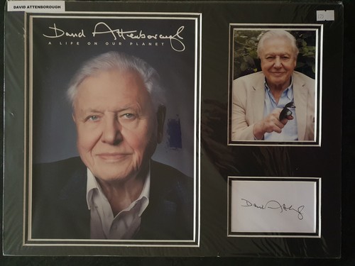 David attenborough signed - david,