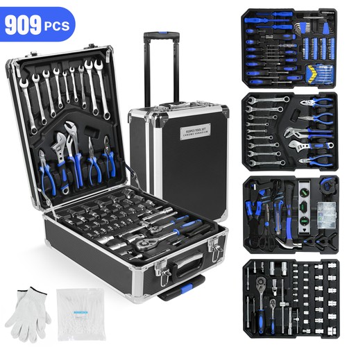 Silver 909pcs mechanics tool - silver,
