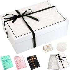 White Gift Box with Lids Large