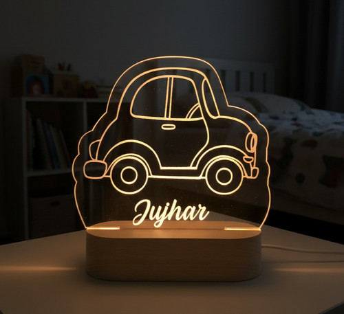 Personalised car night light - night,