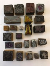Vintage printing blocks stamp - vintage, blocks/stamp