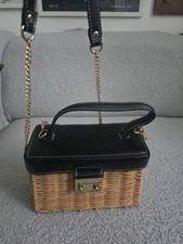 ZARA Rattan Box Bag