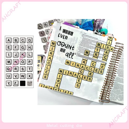 Alphabet stamps metal - alphabet,