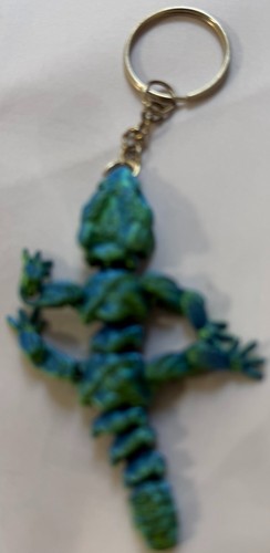 Mini dragon keyring - dragon,