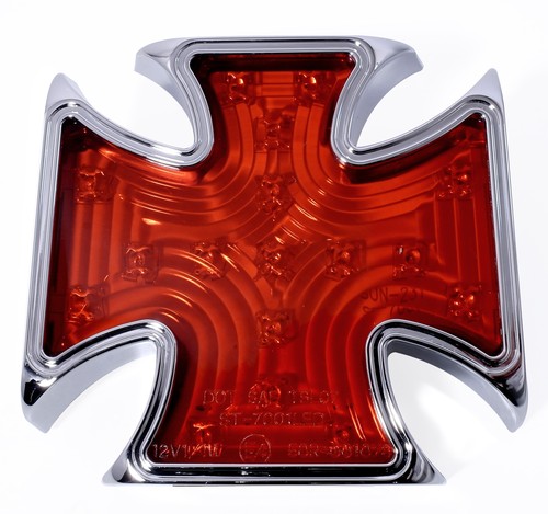 Tail light chrome led maltese - light,