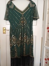 1920s flipper fringed Sequin