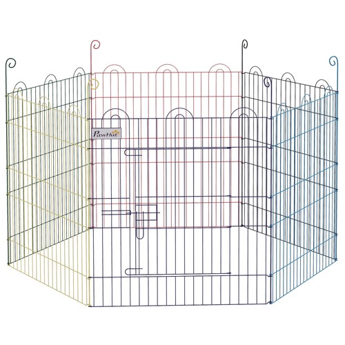 Pawhut pet playpen dog puppy - playpen,